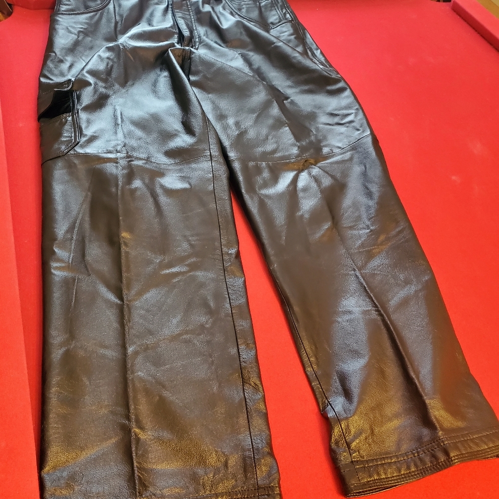 Leather pants and boots sold separately or together pants 100 boots 75